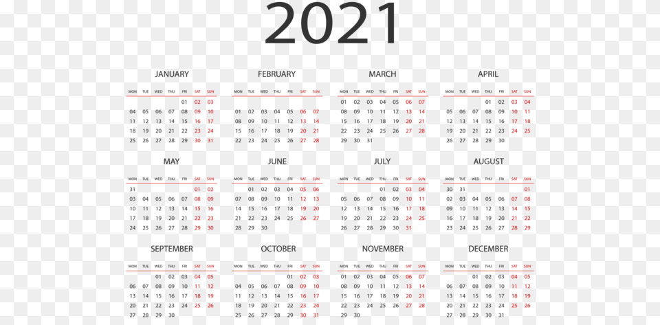 Calendar 2021, Scoreboard, Text Free Png Download