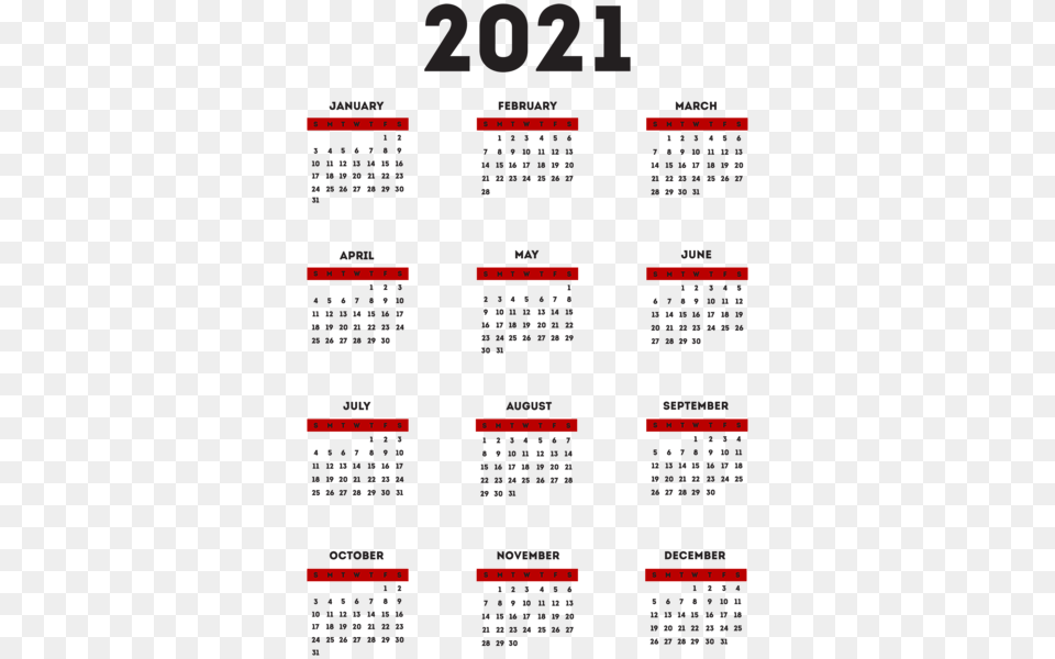 Calendar 2021, Text, Scoreboard Free Png Download