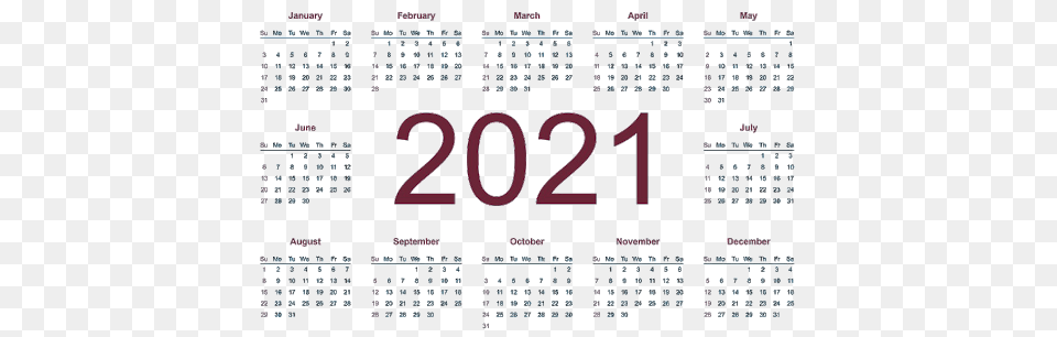 Calendar 2021, Scoreboard, Text Png Image