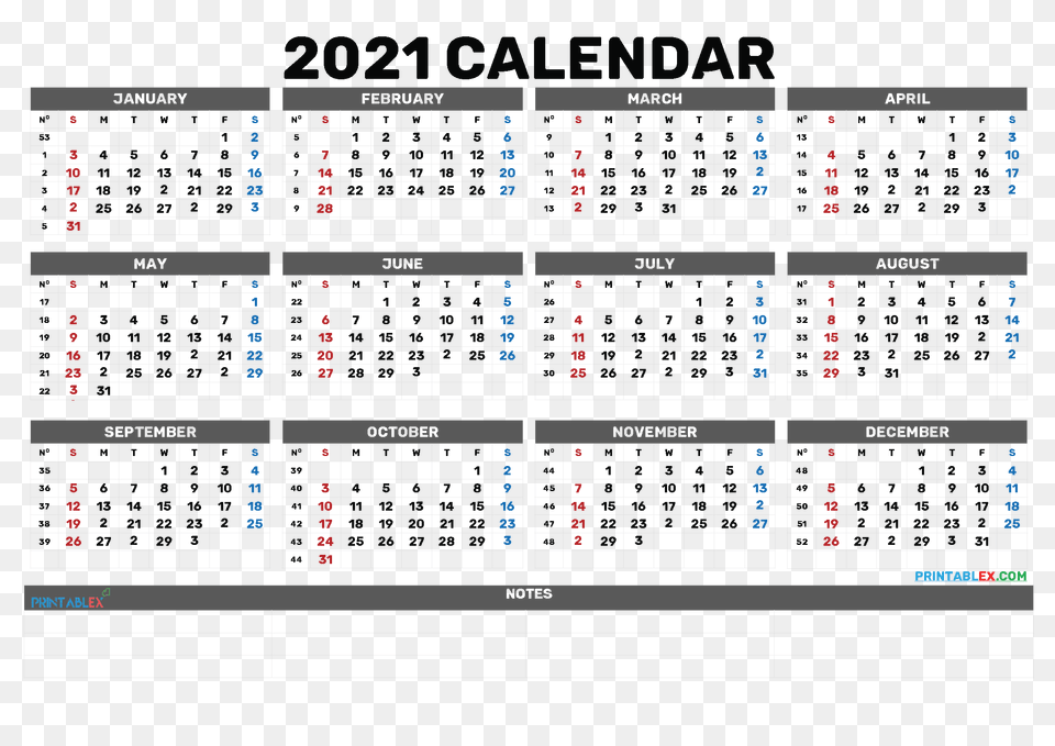 Calendar 2021, Text Png