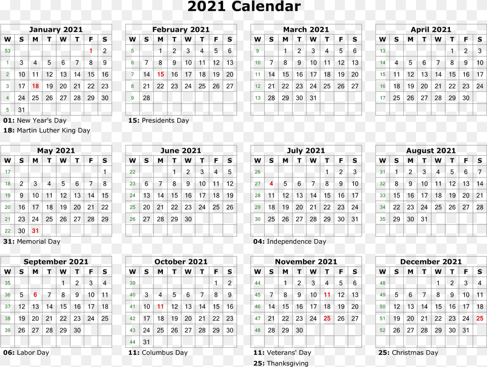 Calendar 2021 Transparent 12 Month Printable Calendar 2020, Text, Computer, Computer Hardware, Computer Keyboard Png Image