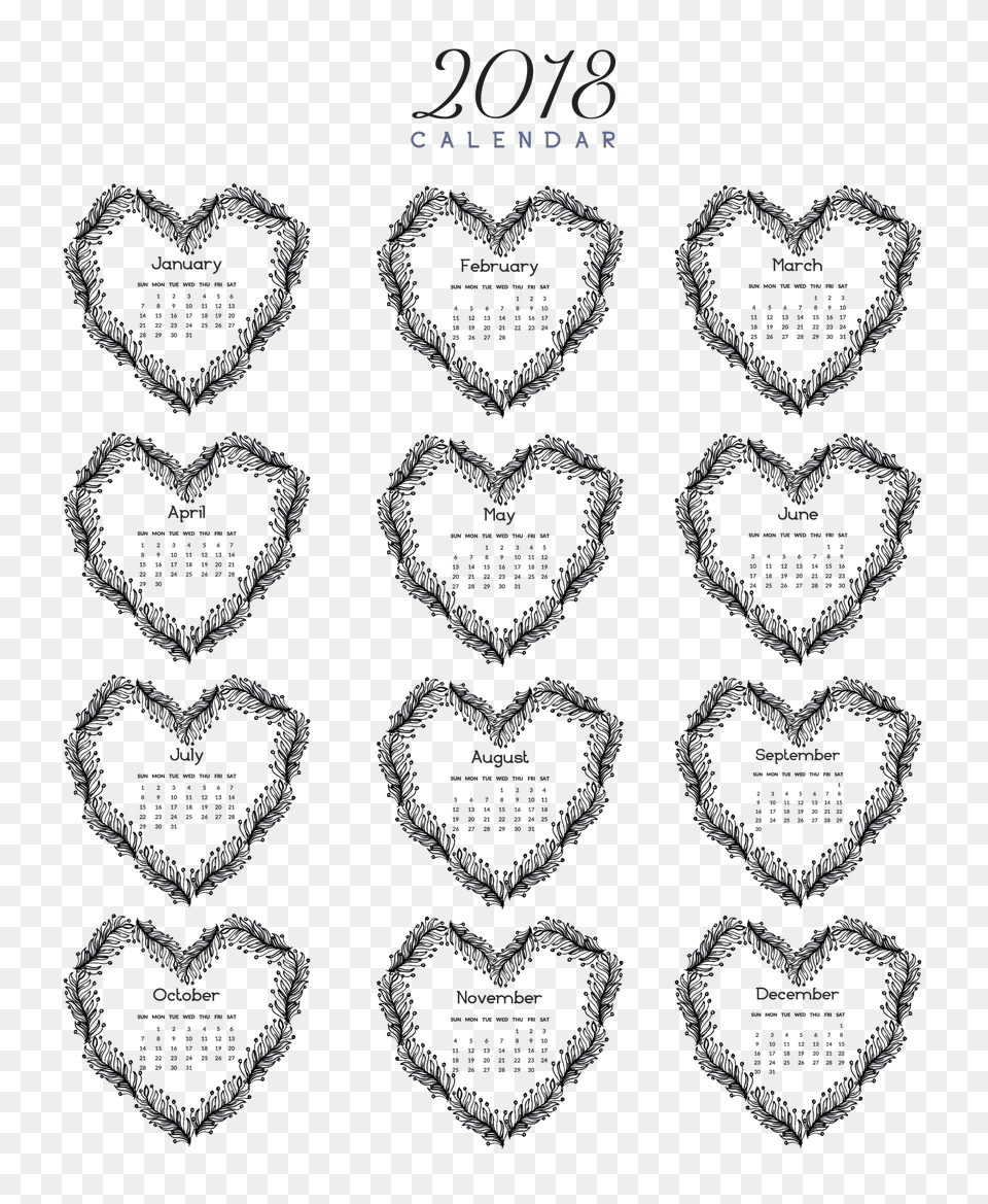 Calendar, Pattern, Embroidery, Head, Person Free Png