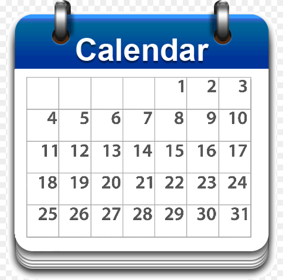 Calendar, Text Png Image