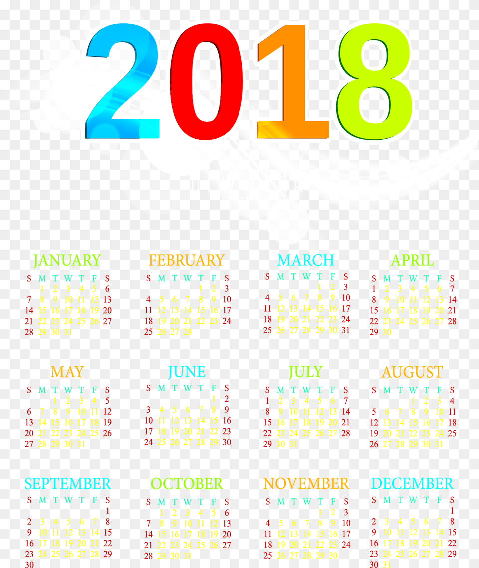 Calendar, Text, Number, Symbol Free Png Download