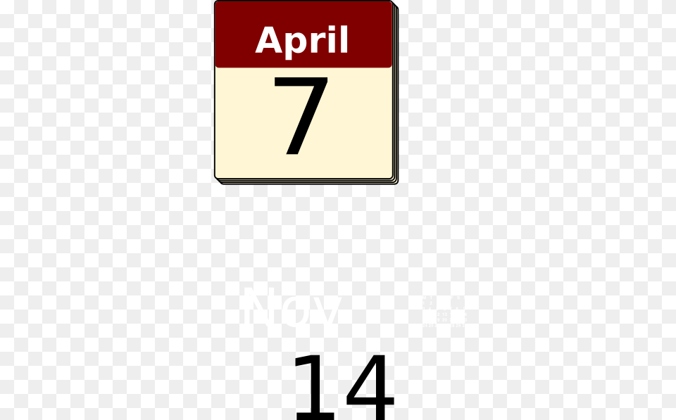 Calendar April Clip Art, Text, Number, Symbol Png