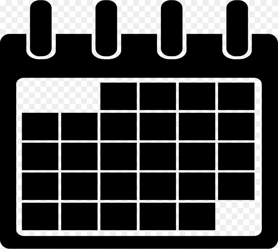 Calendar Black And White Clipart, Chess, Game, Text, Electronics Free Png