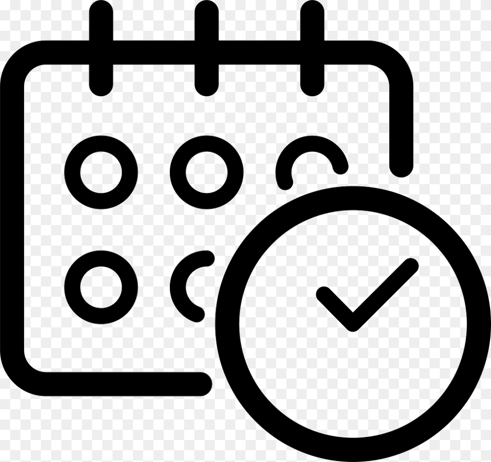 Calendar Calendar Line Icon, Clock Png