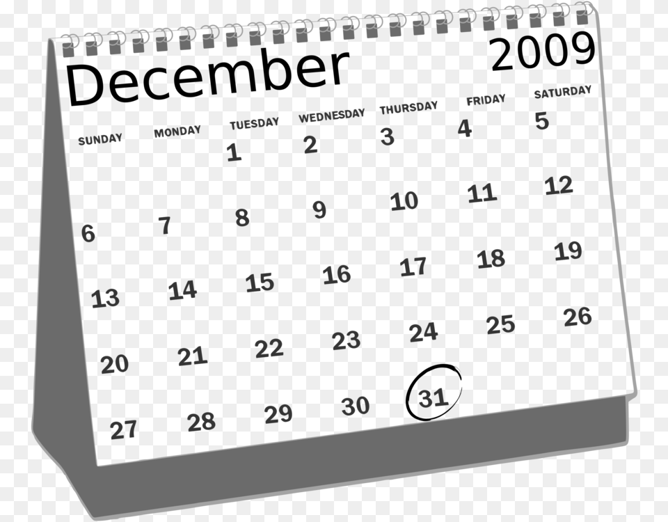 Calendar Clipart Black And White, Text, Blackboard Free Png