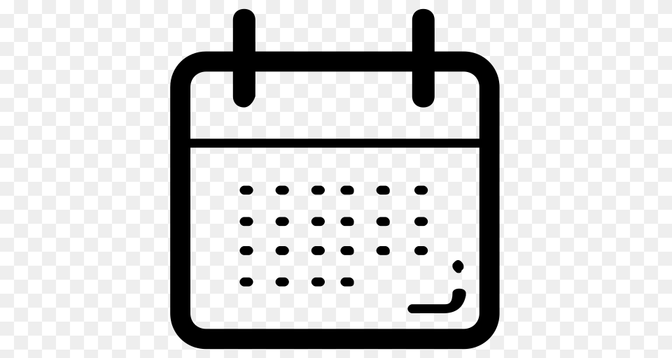 Calendar Clock Date Icon With And Vector Format For, Gray Free Transparent Png