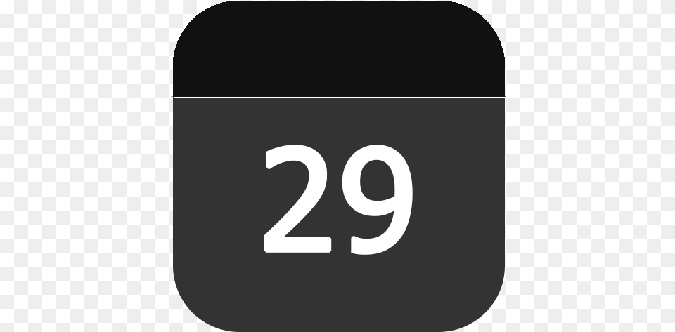 Calendar Dark Parallel, Number, Symbol, Text Free Png Download