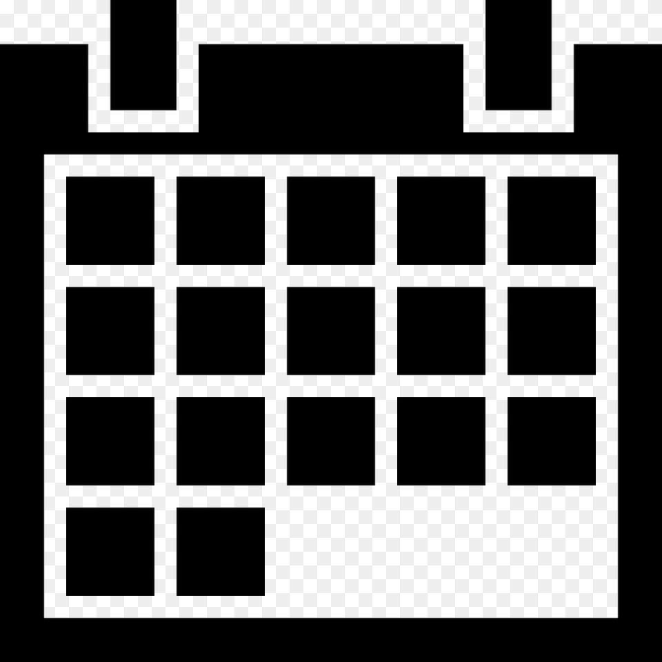 Calendar Date Event Month Day Svg Calendar Week Icon, Stencil, Text Png