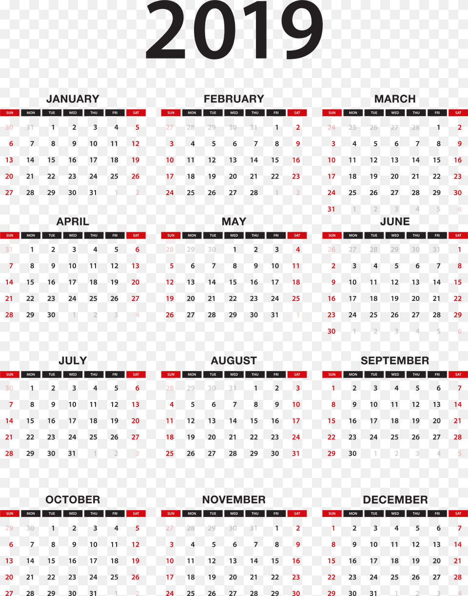 Calendar Design, Text Free Transparent Png