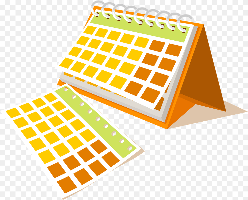 Calendar Desk Clipart, Text Free Transparent Png