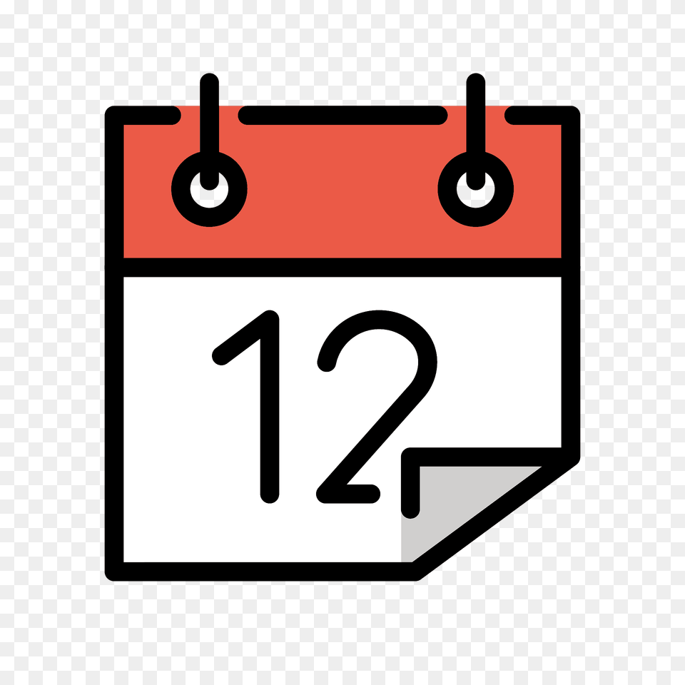 Calendar Emoji Clipart, Text, Number, Symbol Free Png Download