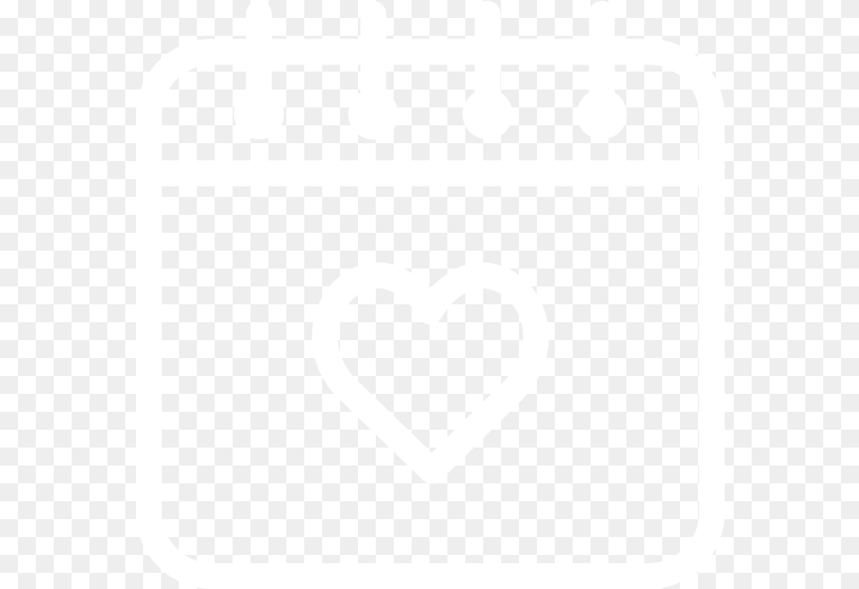 Calendar Icon Heart, Text Free Png Download