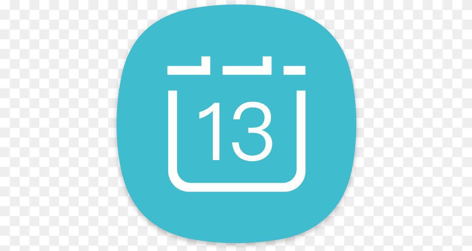 Calendar Icon Of Flat Style Available In Svg Eps Ai Samsung S Planner Icon, Text, Number, Symbol, Disk Free Png
