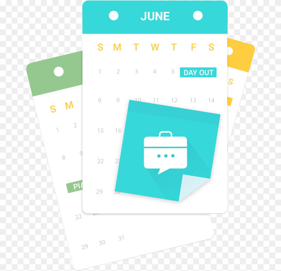 Calendar Paper, Text Free Png