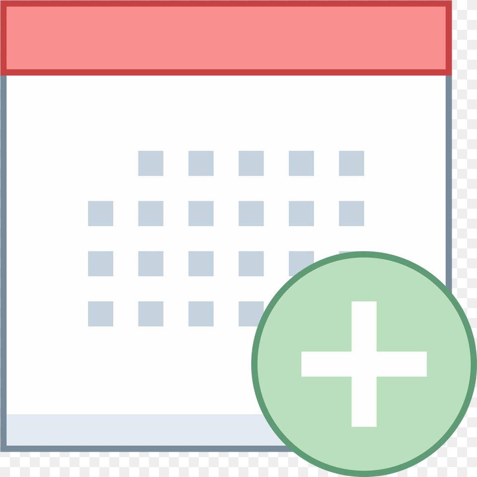 Calendar Plus Icon Icon, Text Free Png