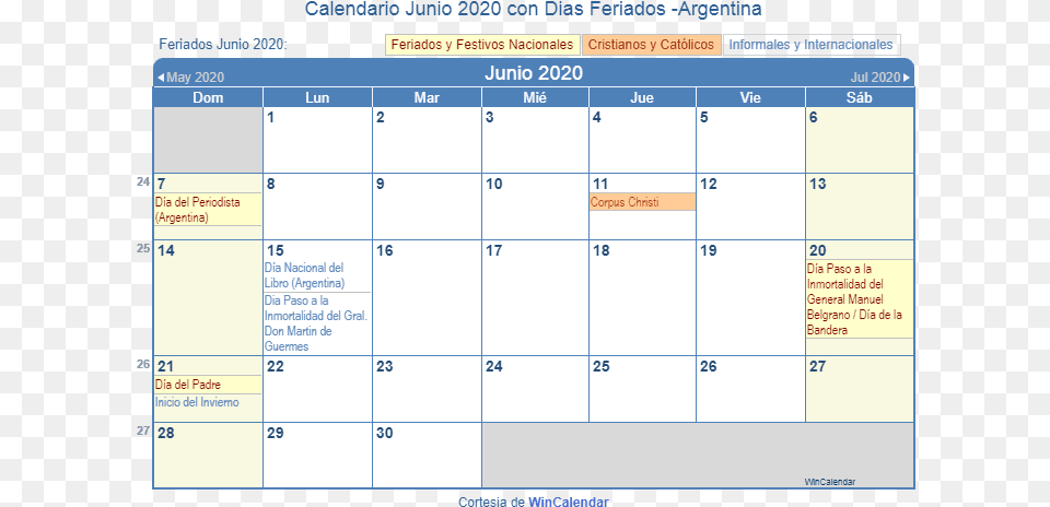 Calendario Argentino Junio 2020 En Formato De Imagen Family Day 2019 Canada, Calendar, Text, Computer Hardware, Electronics Png Image