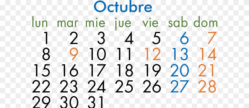 Calendario Lunar Octubre 2018, Text, Alphabet Free Transparent Png