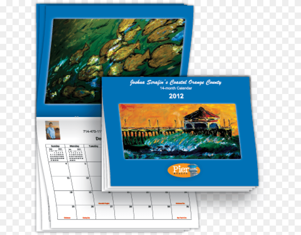 Calendars East Urban Home Josh Serafin Offshore Beauty Coastal, Text, Person Free Png