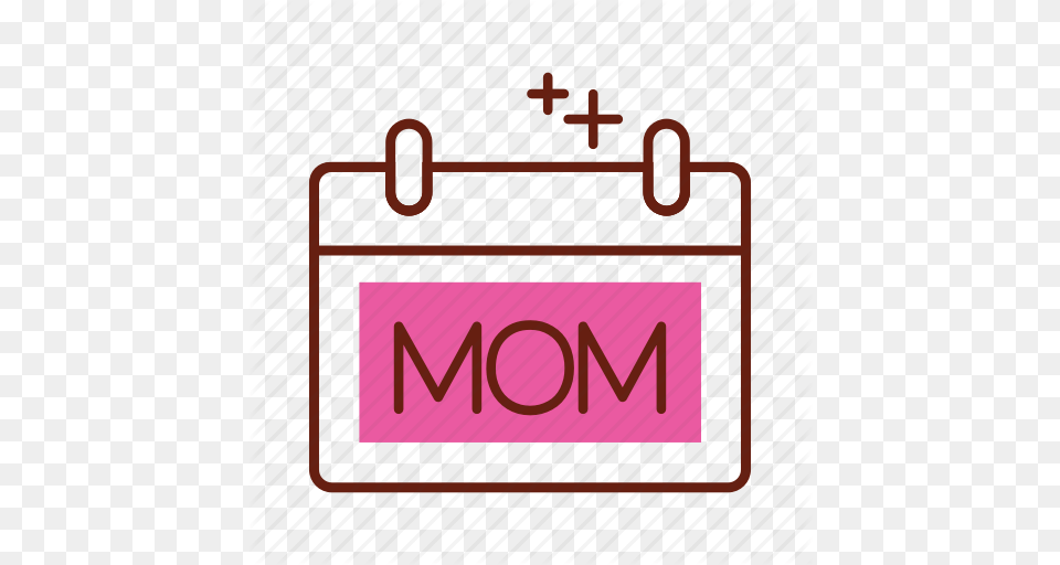 Calender Day Happy Mothers Icon, Bag, Accessories, Handbag, Text Free Png Download