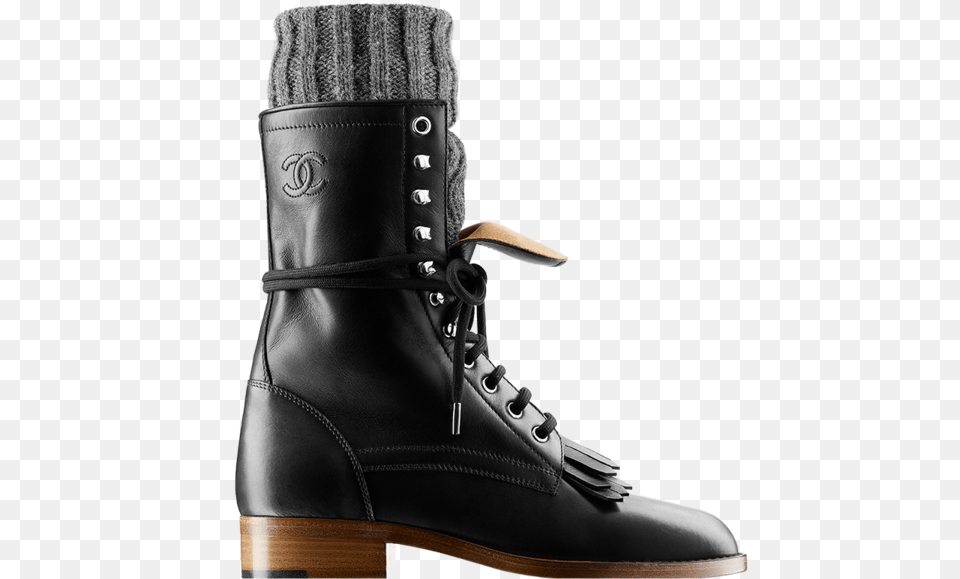 Calfskin Combat Boots With Boot, Clothing, Footwear, Shoe, High Heel Free Png Download