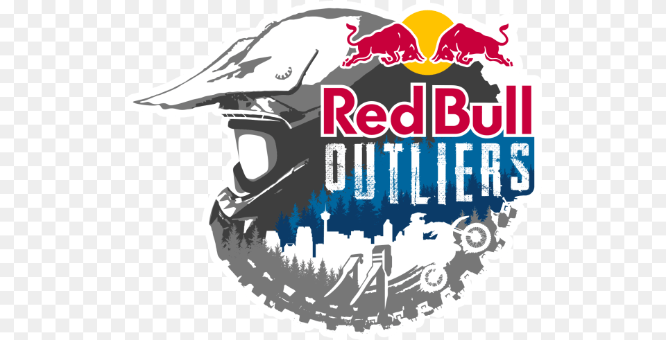 Calgary Endurocross Red Bull Motocross Logo, Sticker, Helmet, Book, Publication Free Transparent Png