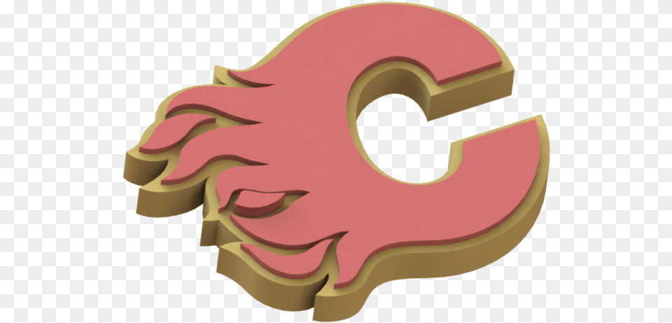 Calgary Flames Logo 3d Print 3d Printing, Text Png