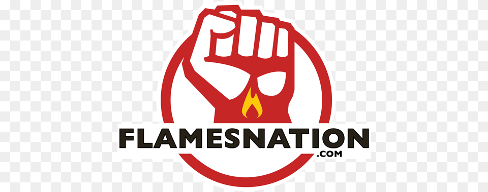 Calgary Flames Player Stats Flamesnation Logo, Body Part, Hand, Person, Food Free Png Download