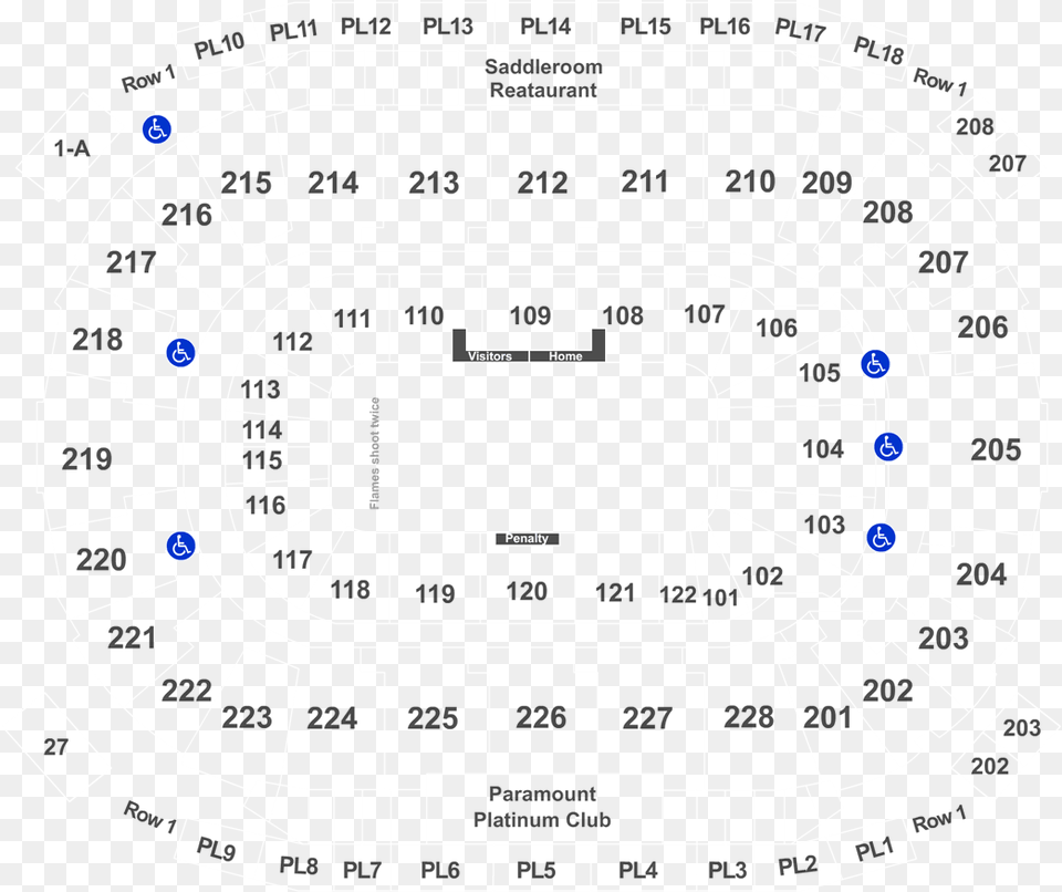 Calgary Flames Vs Arizona Coyotes Tickets On Power Balance Pavilion Seating Chart, Cad Diagram, Diagram, Outdoors Free Transparent Png