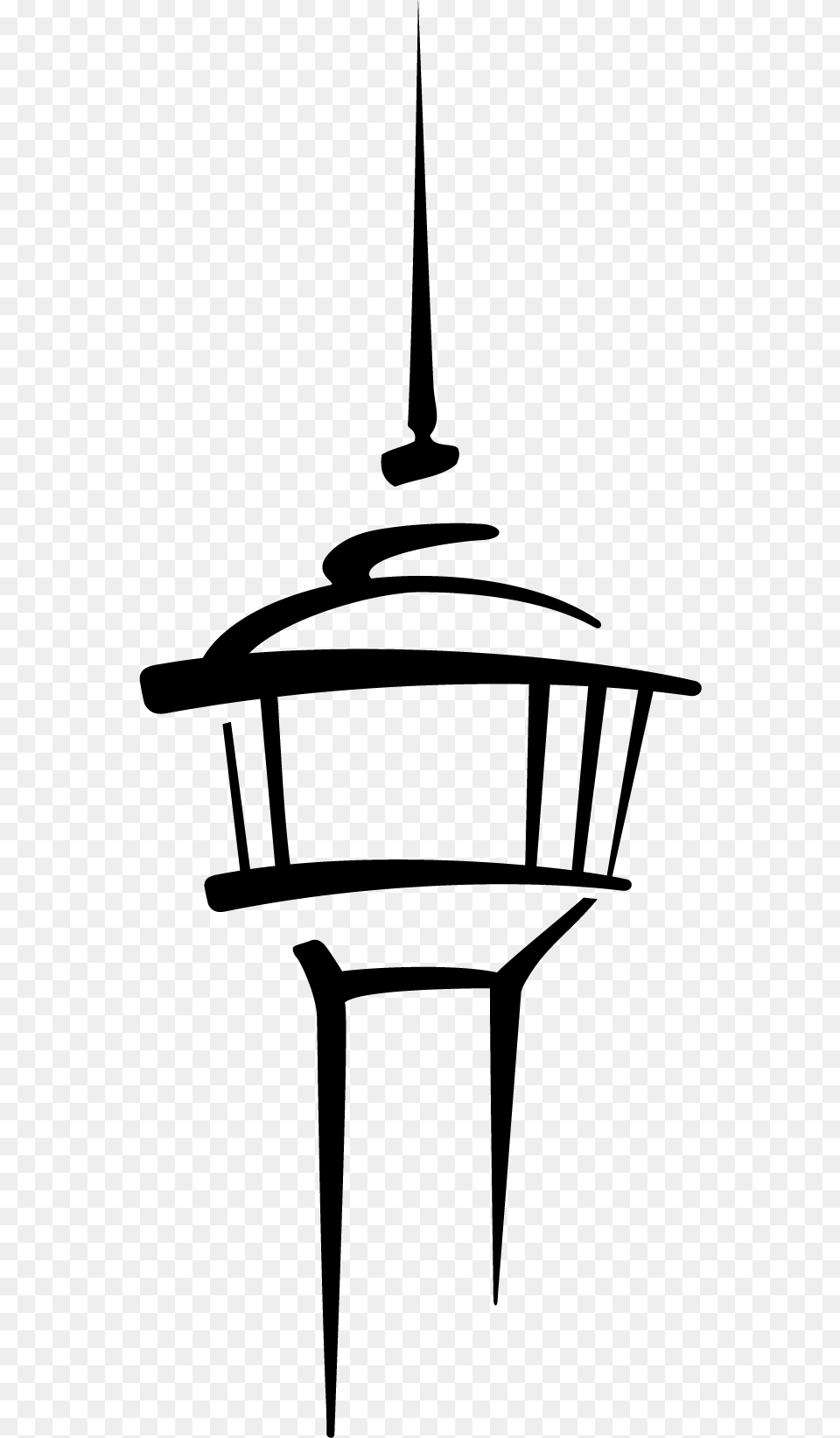 Calgary Tower Clip Art, Stencil, Lighting, Architecture, Building Free Png