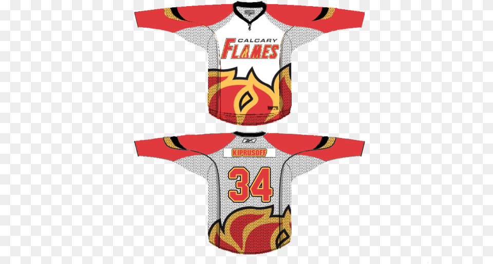 Calgaryflameawaycopy Calgary Flames, Clothing, Shirt, T-shirt, Jersey Png Image