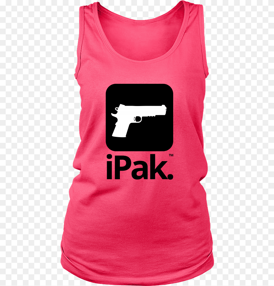 Caliber 45 M1911 District Women39s Tank Shirt, Firearm, Gun, Handgun, Weapon Png