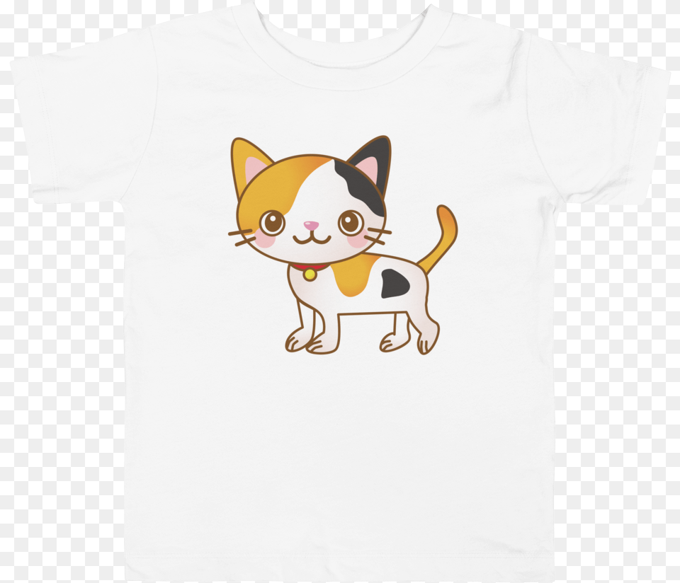 Calico Cat Toddler Tee Sphynx, T-shirt, Clothing, Pet, Mammal Free Png
