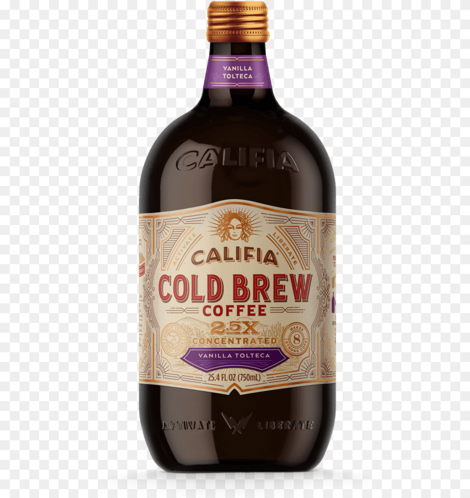 Califia Cold Brew Concentrate, Alcohol, Beer, Beverage, Bottle Free Png