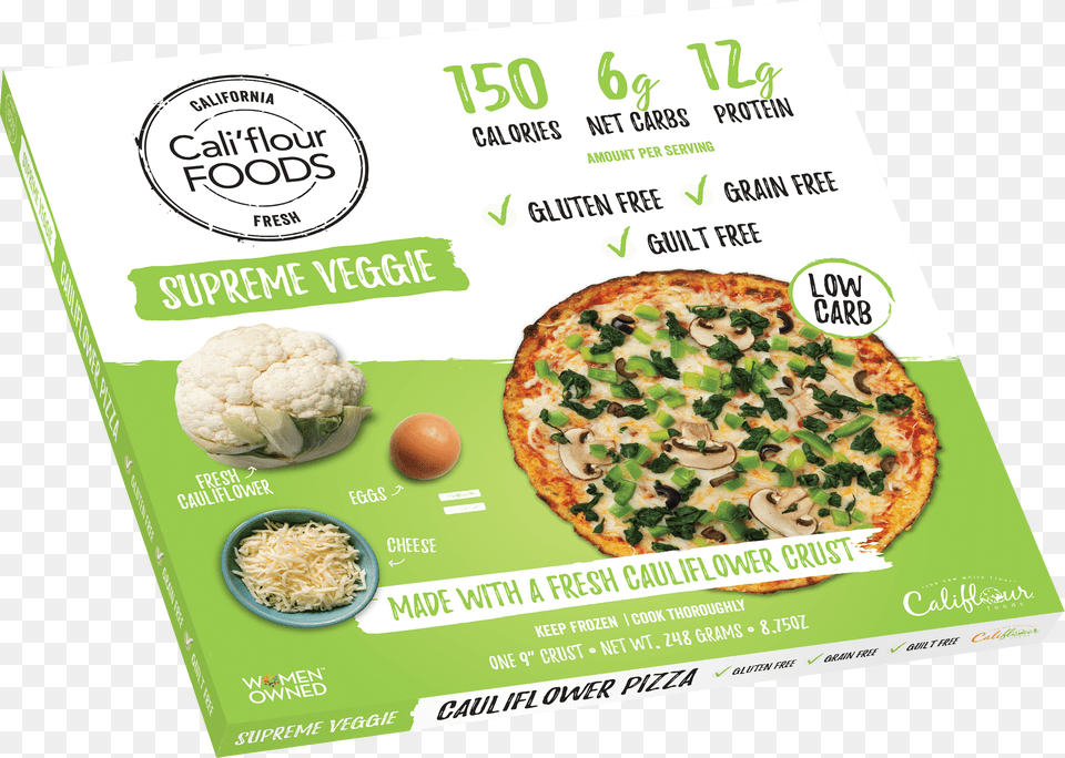Califlour Foods, Advertisement, Food, Pizza, Poster Free Png Download