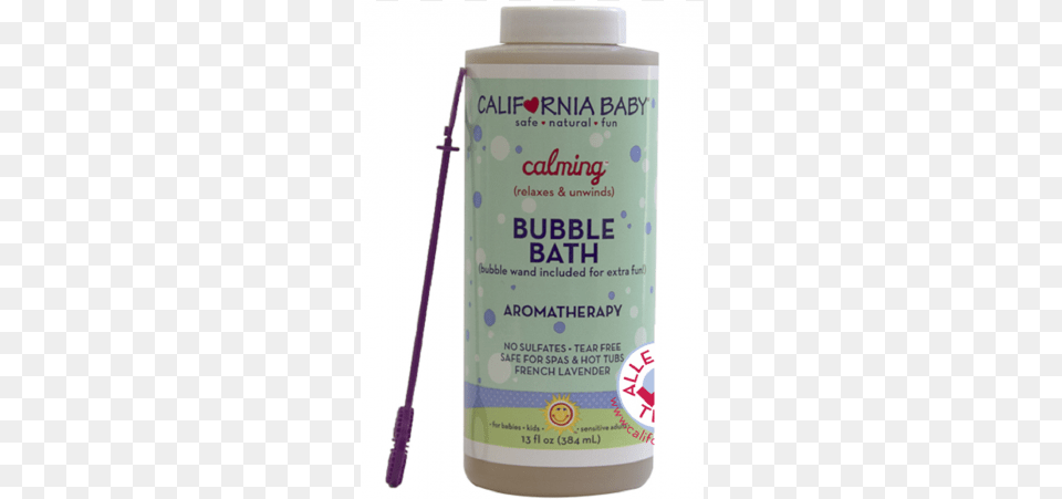 California Baby Calming Bubble Bath 13oz384ml California Baby Bubble Bath Calming, Bottle, Cosmetics, Food, Ketchup Png