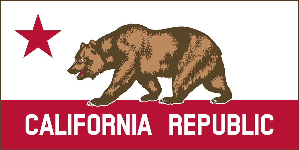 California Banner Clipart, Animal, Bear, Mammal, Wildlife Free Png