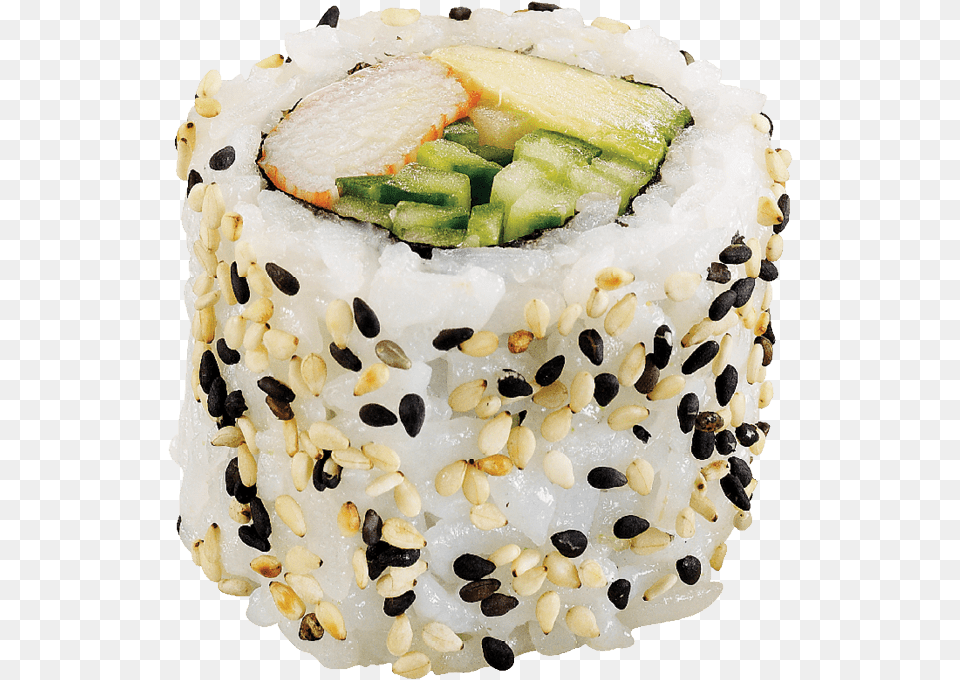 California Classic Sushi, Food, Meal, Dish, Produce Png Image