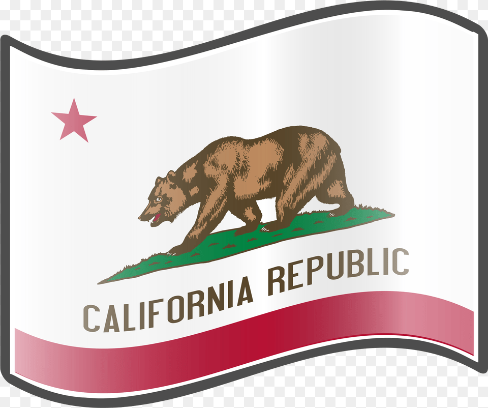 California Coast Scores During Legislative Season Iphone California Flag Emoji, Animal, Bear, Mammal, Wildlife Png Image