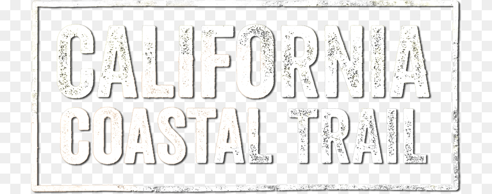 California Coastal Trail Logo Poster, Text, Sign, Symbol, Scoreboard Png Image
