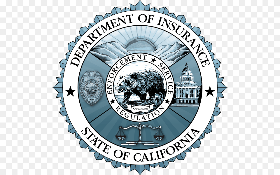 California Department Of Insurance, Symbol, Logo, Emblem, Badge Free Png Download