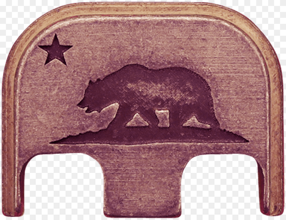 California Flag Copper Rugged Finish Back Plate California State Flag, Accessories, Buckle, Symbol Png Image