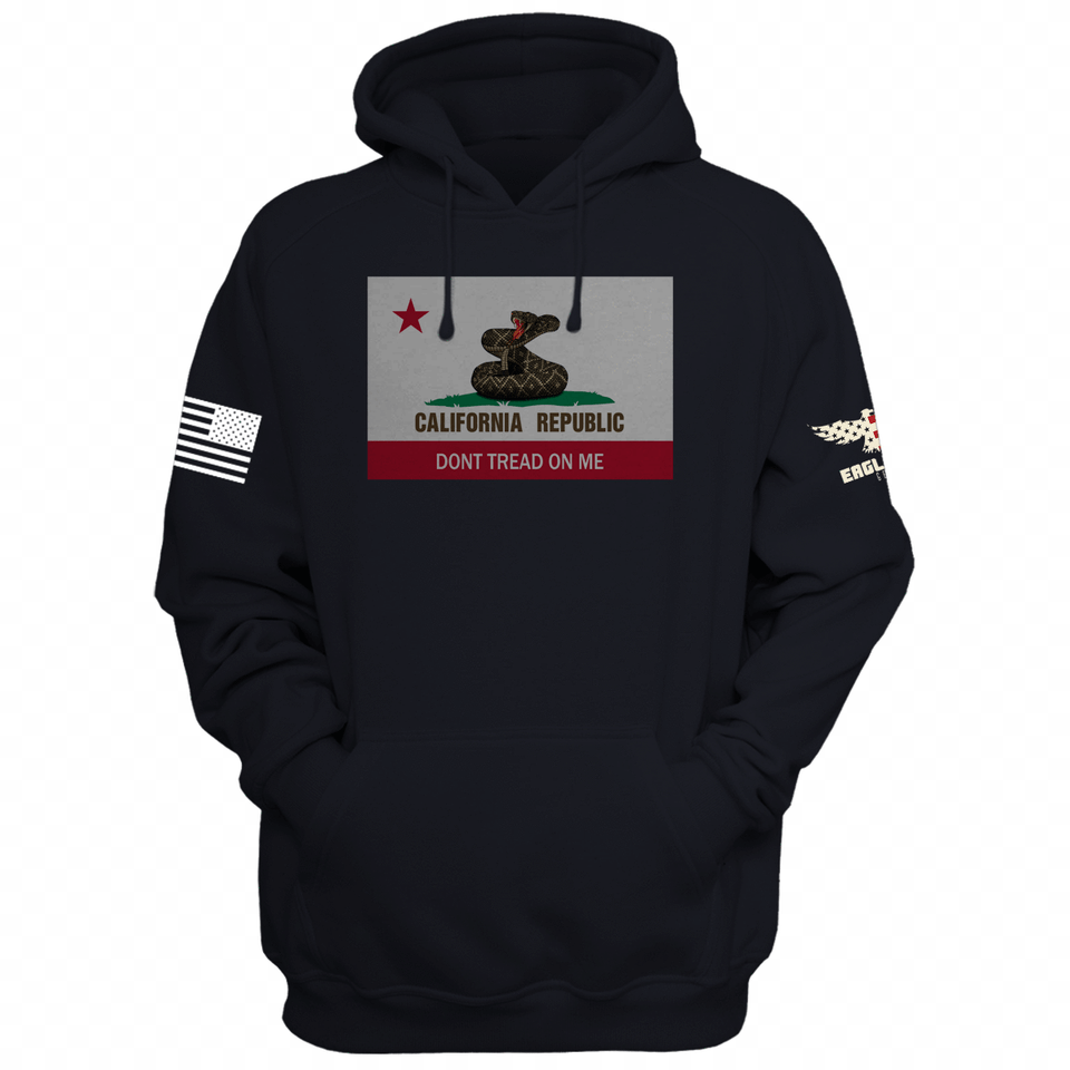 California Flag Don39t Tread On Me Hoodie Skateboarding Or Not To Skateboarding, Clothing, Knitwear, Sweater, Sweatshirt Png