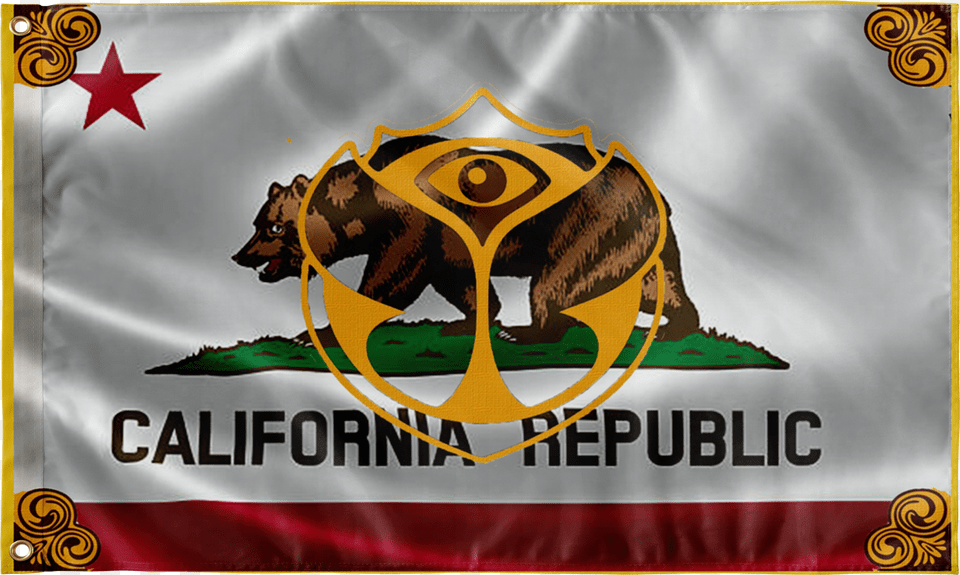 California Flag For Festival Tml, Animal, Canine, Dog, Mammal Free Png Download