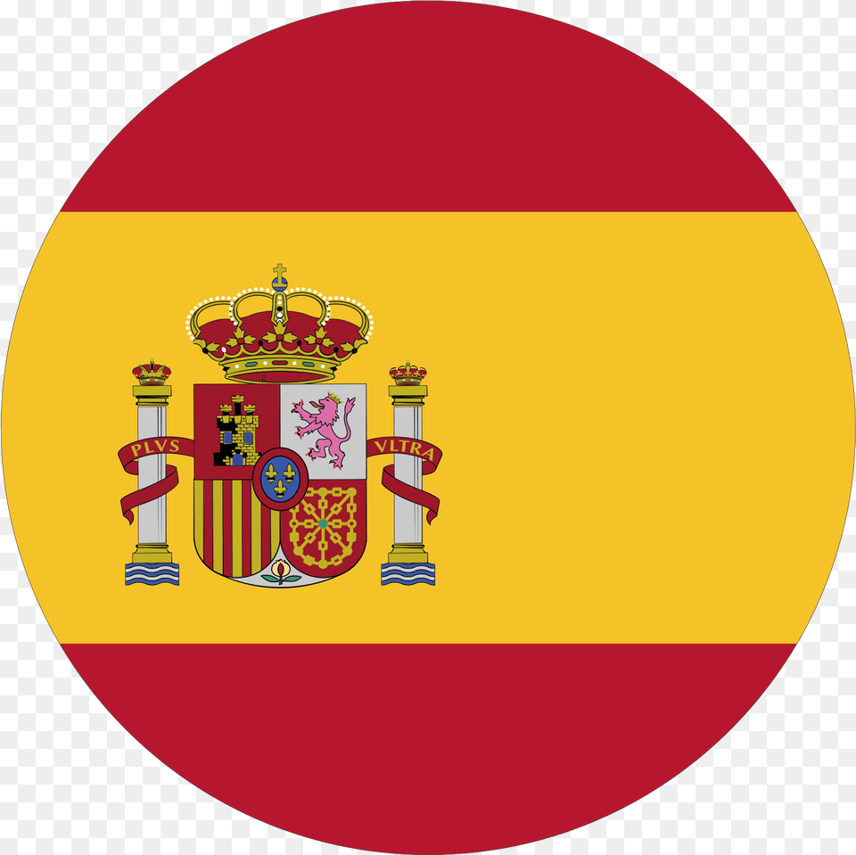 California Flag Image Circle Spain Flag, Disk Free Png