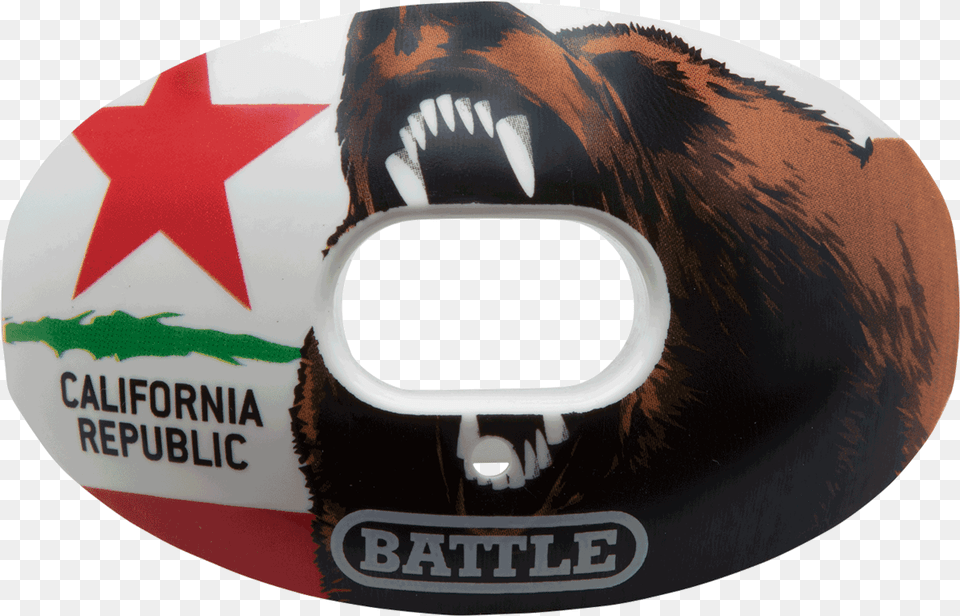 California Flag Oxygen Football Mouthguard Mouth Guard Football Png