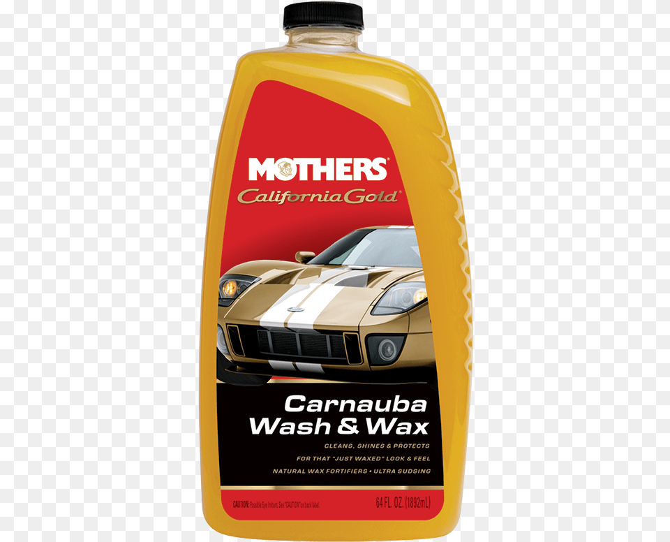 California Gold Carnuba Wash Wax Mothers Wash N Wax, Bottle, Car, Transportation, Vehicle Free Png Download