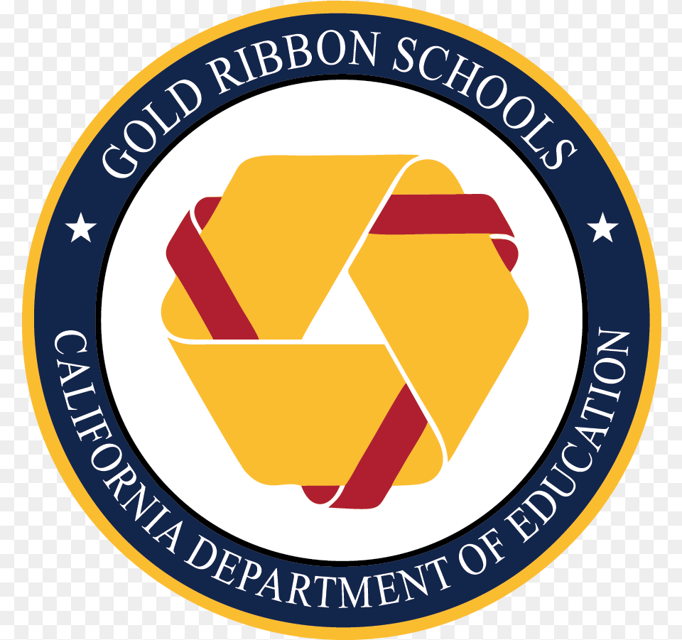 California Gold Ribbon Schools Logo Woodford Reserve, Symbol, Ammunition, Grenade, Weapon Free Transparent Png